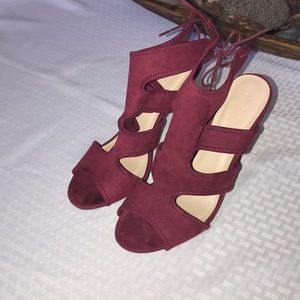 Suede High heels